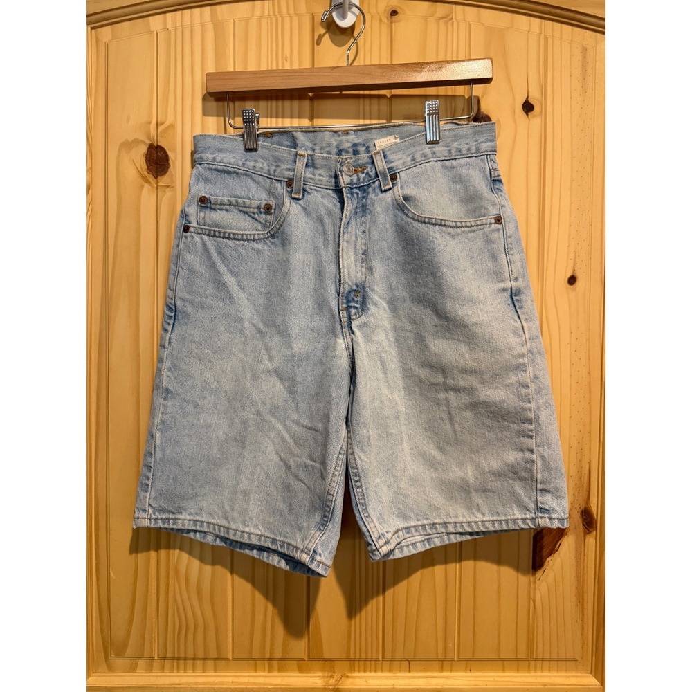 Levis 550 Relaxed Fit Denim Shorts Light Wash Blue Vintage 35550-1836 Mens 31